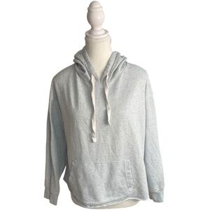 Splendid Speckled Hoodie Sweatshirt Blue